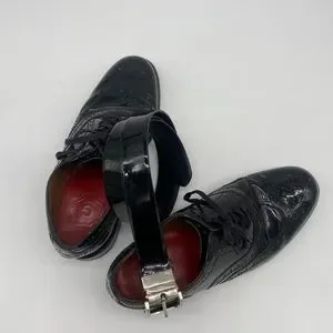 Grenson Patent Brogue Dress Shoes and matching Patent Black Hackett London Belt Grenson | Shoes | Grenson Patent Brogue Dress Shoes And  main image 2